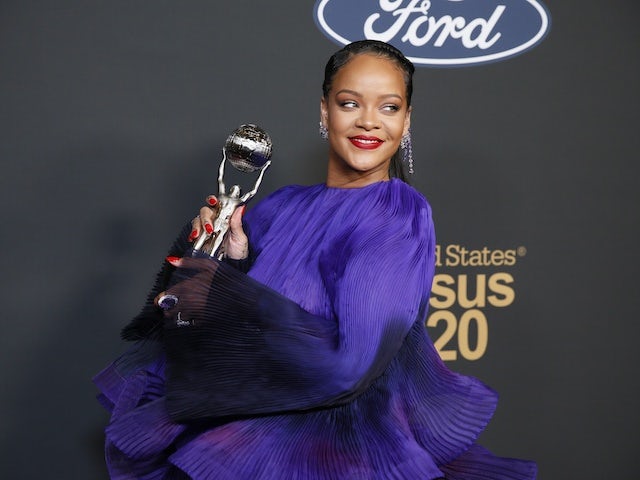 Rihanna pictured on February 22, 2020