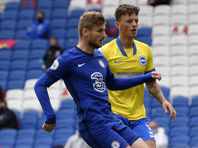 Timo Werner scores for Chelsea in August 2020