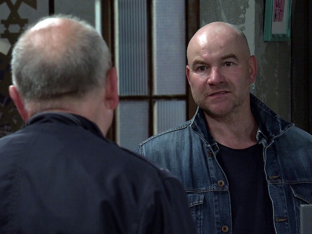 Tim on Coronation Street's second episode on October 5, 2020