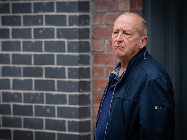 Geoff on Coronation Street's first episode on September 28, 2020