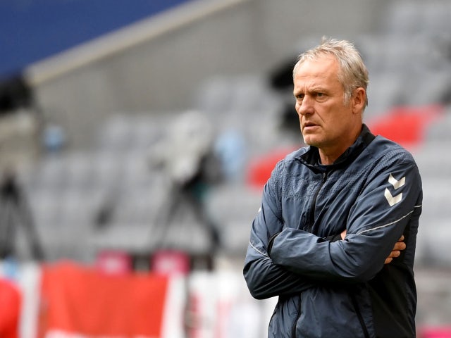 Freiburg manager Christian Streich pictured in June 2020