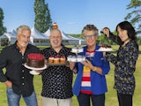 The judges and hosts of The Great British Bake Off series 11