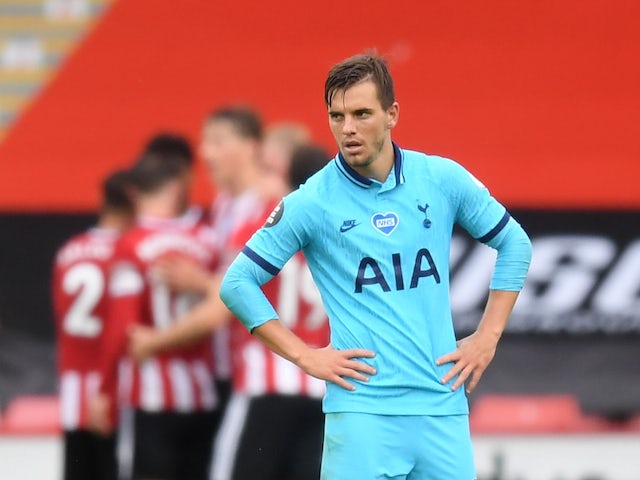 Tottenham Hotspur midfielder Giovani Lo Celso pictured in July 2020