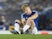 Everton defender Jarrad Branthwaite goes down injured against Salford City on September 16, 2020