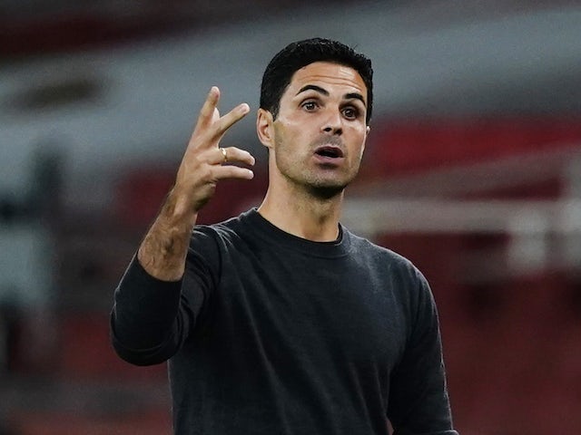 Arsenal manager Mikel Arteta pictured on September 19, 2020