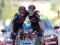 Michal Kwiatkowski and Richard Carapaz at the Tour de France on September 17, 2020