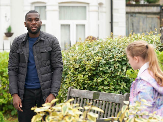 Isaac on EastEnders on October 1, 2020