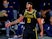 Los Angeles Lakers forward Anthony Davis reacts after making a basket against Denver Nuggets on September 21, 2020