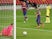 Lionel Messi celebrates scoring for Barcelona against Villarreal on September 27, 2020