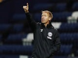 Brighton & Hove Albion manager Graham Potter watches on during his side's EFL Cup match on September 23, 2020