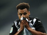 Jacob Murphy pictured in EFL Cup action for Newcastle United on September 15, 2020