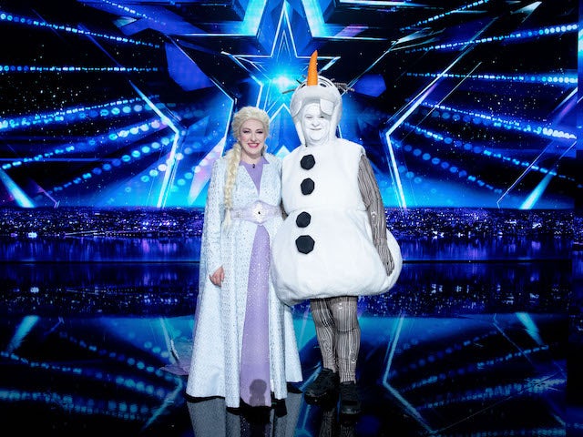 Katherine and Joe O'Malley on the fourth semi-final of Britain's Got Talent on September 26, 2020