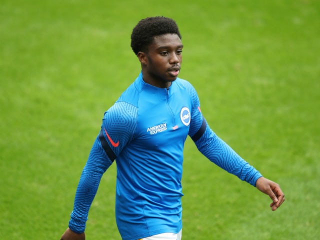 Brighton and Hove Albion defender Tariq Lamptey pictured on September 20, 2020