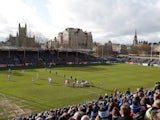A general shot of the Recreation Ground, home of Bath Rugby, in March 2020
