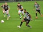 Newcastle United's Callum Wilson scores against Burnley in the Premier League on October 3, 2020