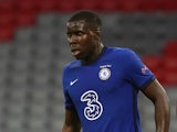 Kurt Zouma pictured for Chelsea in August 2020