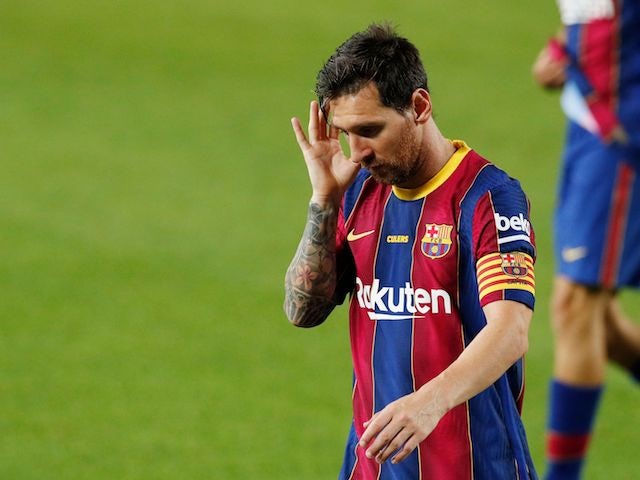 Argentina boss insists Messi-Barcelona row is now 