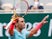 Rafael Nadal celebrates progressing in the French Open on September 30, 2020