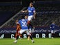 Rangers' James Tavernier celebrates scoring against Galatasaray in the Europa League on October 1, 2020