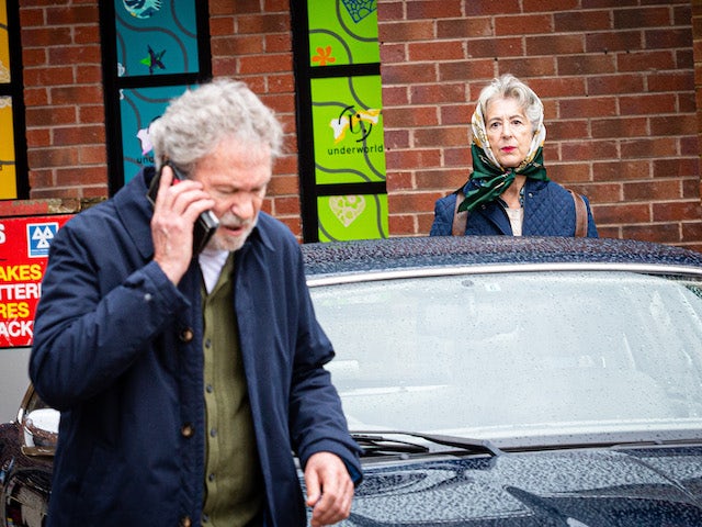Evelyn on Coronation Street's first episode on October 14, 2020
