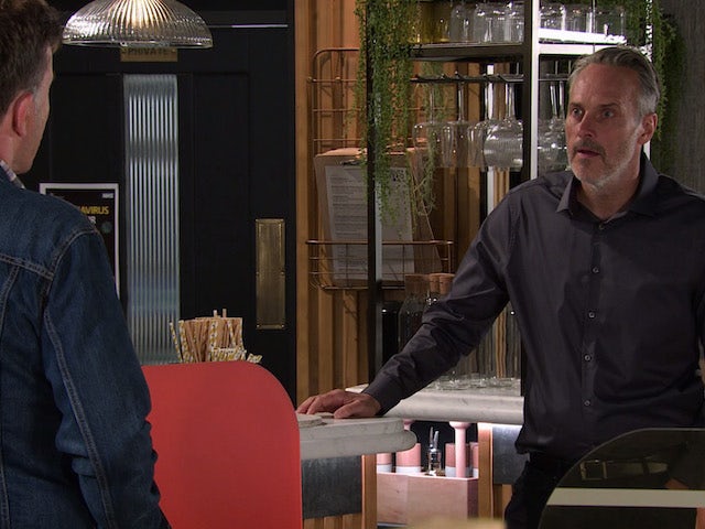 Ray on Coronation Street's second episode on October 12, 2020