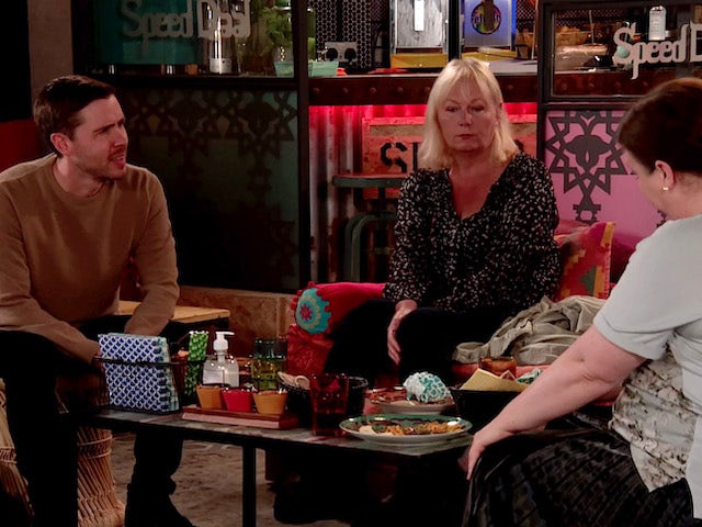 Todd and Eileen on the second episode of Coronation Street on October 26, 2020