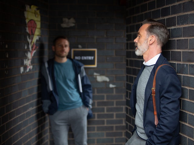 Billy and Paul on Coronation Street on October 16, 2020