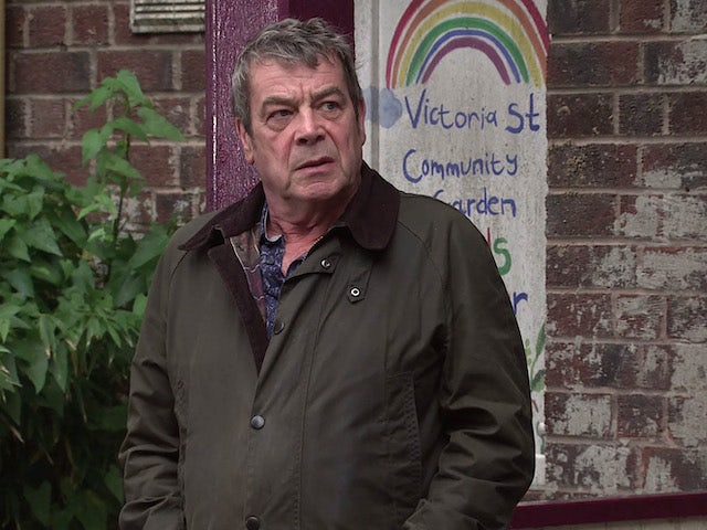 Johnny on Coronation Street's second episode on October 14, 2020