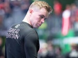 GB TeamGym gymnast Liam Gallagher pictured at the 2018 European Championships