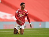 Manchester United forward Marcus Rashford pictured on October 4, 2020