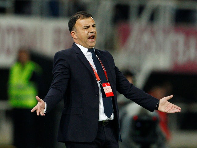 North Macedonia manager Igor Angelovski pictured in October 2019