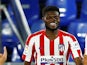 Thomas Partey pictured for Atletico Madrid in July 2020