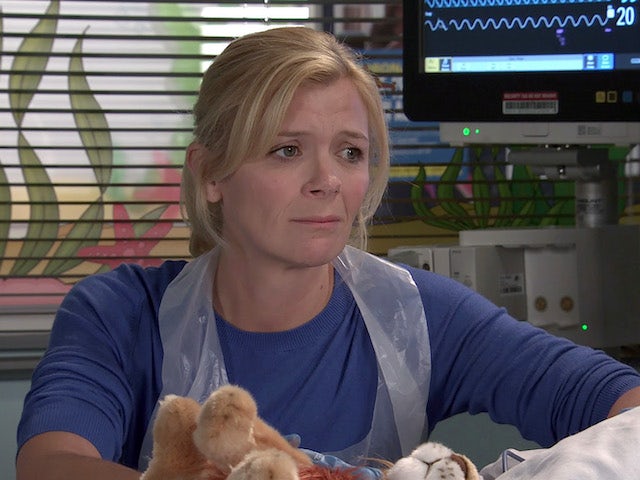 Leanne on the second episode of Coronation Street on October 19, 2020