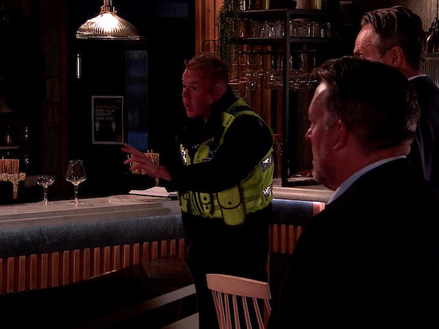 Craig on the second episode of Coronation Street on October 26, 2020