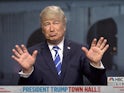 Alec Baldwin appears as Donald Trump on SNL on October 17, 2020