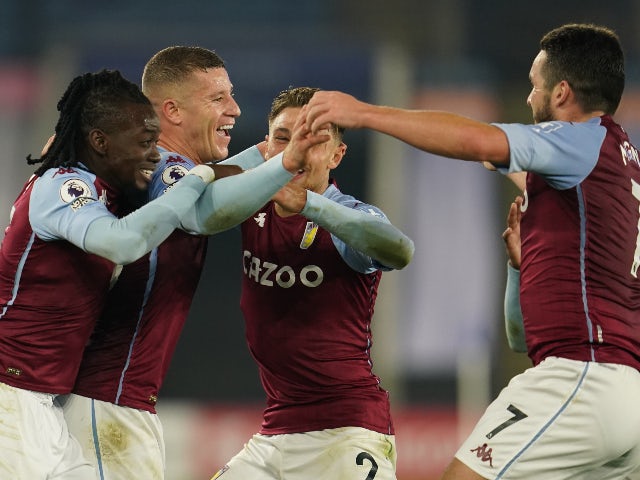Aston Villa maintain perfect start with late win at Leicester