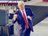 Donald Trump dancing to YMCA on October 17, 2020