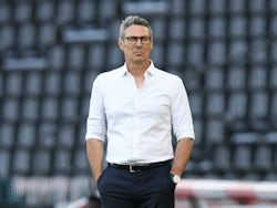 Udinese manager Luca Gotti pictured in July 2020