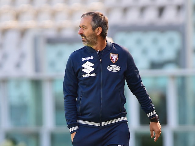 Marco Giampaolo in charge of Torino in September 2020