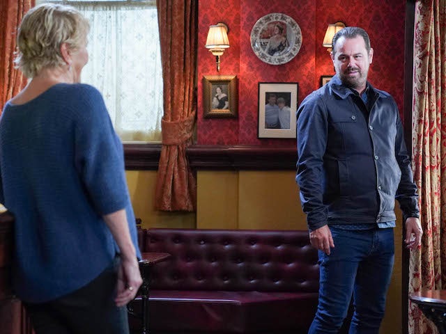 Shirley and Mick on EastEnders on October 29, 2020