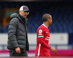 Thiago not yet back in Liverpool training