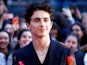 Timothee Chalamet at the UK premiere of Beautiful Boy in October 2018
