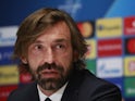 Juventus head coach Andrea Pirlo pictured on October 19, 2020