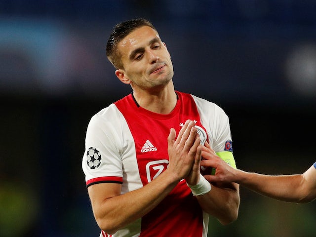 Dusan Tadic pictured for Ajax in December 2019