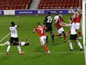 Nottingham Forest's Sammy Ameobi scores against Rotherham on October 20, 2020