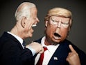 Joe Biden and Donald Trump on Spitting Image