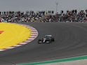 Lewis Hamilton in action during the Portuguese Grand Prix on October 25, 2020