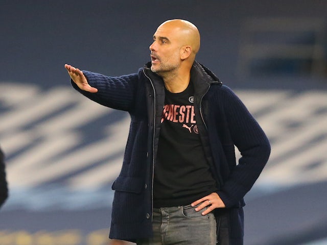 Manchester City manager Pep Guardiola pictured on October 17, 2020