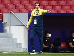 Villarreal manager Unai Emery pictured in October 2020