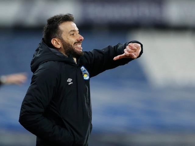 Huddersfield Town manager Carlos Corberan pictured in October 2020